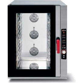 Mvp Group Corporation AX-CL06M Axis Combi Oven, 38-9/16"W x 34"D x 35"H, 208-240V, 63.63A, 6 Shelves, Manual Controls image.