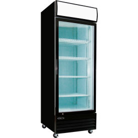 Mvp Group Corporation KGM-23 Kool-It KGM-23 - Refrigerated Merchandiser, 1 Glass Door, 23 Cu. Ft., Black, 81"H x 27"W, 115V image.