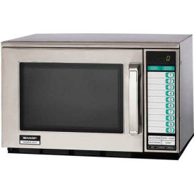 Sharp Electronics R25JTF Sharp® Commercial Microwave Oven, 2100 Watt, S/S, 20-1/8"W x 18-1/2"H x 13-1/4"D image.