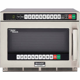 Sharp Electronics RCD1800M Sharp® Commercial Microwave Oven, 0.75 Cu. Ft., 1800 Watt, TwinTouch Controls image.