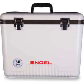 INNOVATIVE MARKET AND DISTRIBUTION UC30 Engel®  UC30, Cooler/Dry Box, 30 Qt., White, Polypropylene image.