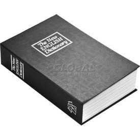 Barska AX11680 Barska Hidden Dictionary Book Diversion Safe AX11680 with Key, 6-1/4"W x 2-1/4"D x 9-1/2"H, Black image.