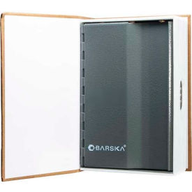 Barska CB11990 Barska Book Diversion Safe with Combination Lock CB11990 - 4-1/2"W x 2-1/8"D x 7-1/8"H, Brown image.