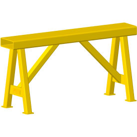 Machining & Welding by Olsen, Inc. 13777 M&W Style A Mat Stand, 18-3/16"W x 47-1/2"D x 24"H,   7000 lb. Capacity, Yellow image.