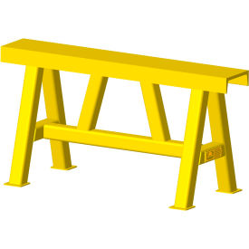 Machining & Welding by Olsen, Inc. 15262 M&W Style B Mat Stand, 13-3/16"W x 35-1/2"D x 18"H,   2000 lb. Capacity, Yellow image.