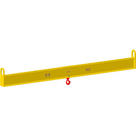 Machining & Welding by Olsen, Inc. 16427 M&W 6 Twin Hoist Lift Beam, Yellow - 4000 Lb. Capacity image.