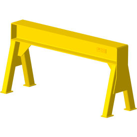 Machining & Welding by Olsen, Inc. 16533 M&W Style C Mat Stand, 13-3/8"W x 47-1/2"D x 24"H,   5000 lb. Capacity, Yellow image.