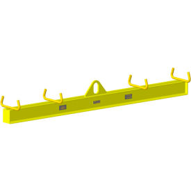 Machining & Welding by Olsen, Inc. 16574 M&W 16 Basket Lifting Beam, Yellow - 10000 Lb. Capacity image.