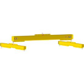 Machining & Welding by Olsen, Inc. 17570 M&W 12-48" Economy H-Beam Adjustable Length, Yellow, 78"L x 40"W x 36"H, 170lbs, 2000 Lb. Capacity image.