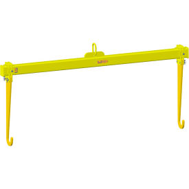Machining & Welding by Olsen, Inc. 20784 M&W 36"Dia. X 22-76"L Adjustable Length Roll Lifting Beam,Yellow,18"Lx40"Wx86"H,130lbs,2000 Lb. Cap image.