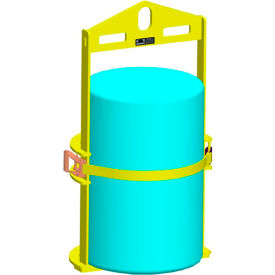 Machining & Welding by Olsen, Inc. 23589 M&W Barrel Lifter, Yellow - 1000 Lb. Capacity image.