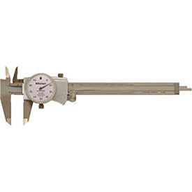 Mitutoyo America Corporation 505-742J Mitutoyo 505-742J 0-6" Extra Smooth Dial Caliper W/White Dial image.