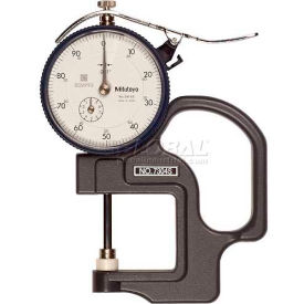 Mitutoyo America Corporation 7304A Mitutoyo 7304A 0-1" Flat Standard Dial Thickness Gauge image.