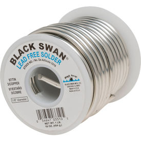 BLACK SWAN MFG. 3310 Black Swan Lead Free Solder, 1 lb image.