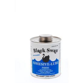 Black Swan Adhesive-Lube, w/Jumbo Dauber in Cap, 1 Qt. - Pkg Qty 12 Black Swan Adhesive-Lube, w/Jumbo Dauber in Cap, 1 Qt. - Pkg Qty 12