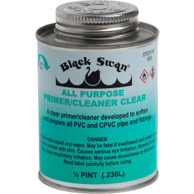 BLACK SWAN MFG. 8040 Black Swan All Purpose Primer/Cleaner Clear, 1 Pt image.