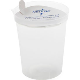 Medline Deluxe Urinalysis Container w/ Polypropylene Lid, 6 oz., 500 per Pack/20 Packs per Case