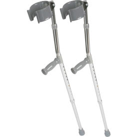 Forearm Crutches, Aluminum, Youth view 2