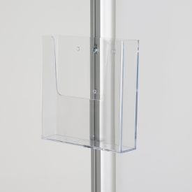 A4/3 Brochure Holder For Clear Wall Separators - Pkg Qty 5