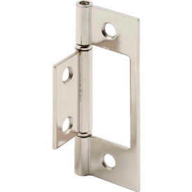 Prime-Line N 7273 Bi-Fold Door Hinge 3 in. Steel Satin Nickel Plated Non-Mortise (Pack of 2)