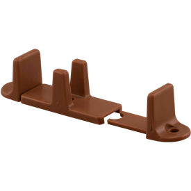 Prime-Line Products Company N 7384 Prime-Line N 7384 Bypass Door Guide, 1-Inch High, Adjustable, Dark Brown,(Pack of 2) image.
