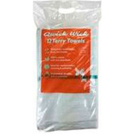 100% Cotton Green Stripe Terry Bar Towel, 30 oz., 16" x 19", 12 Towels/Pack, 5 Packs view 2