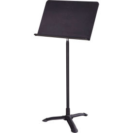 National Public Seating 82MS Melody Music Stand - Black image.