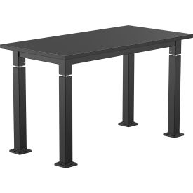 NPS® Aero-Lift Adj. Height Science Lab Table Chemical Resistant Top 48"L x 24"W x 42"H Black 