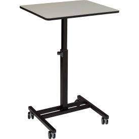 National Public Seating  EDTC Sit & Stand Desk Gray/Black