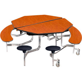 NPS Mobile Cafeteria Table w/Stools & Benches, 60
