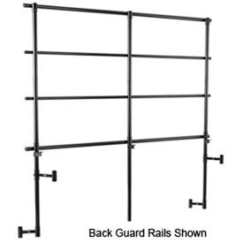 National Public Seating SGR2L Side Guard Rails for Standing Risers - 2 Level image.