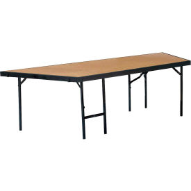 National Public Seating SP3632HB NPS® Stage Pie Compatible With a 3x8x32" Stage, Hardboard Floor image.