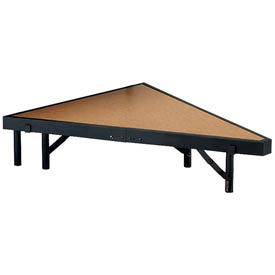 Stage Pie Unit with Hardboard for 48""W x 8""H Stage Units