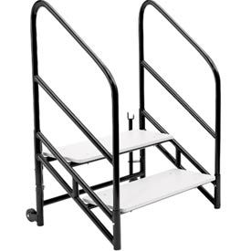 National Public Seating STP24 2 Step Unit, 24"H Steps for Stages image.
