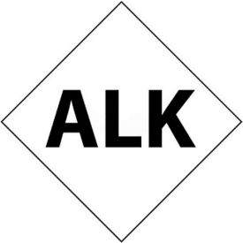 National Marker Company DCL136 NMC DCL136 NFPA Label Symbol, Alk, 7-1/2" X 7-1/2", White/Black, 5/Pk image.