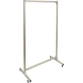 National Marker Company MC03 National Marker Mobile Cart For Signs & Shadow Boards, Up To 72"H x 48"W, Anodized Aluminum Frame image.