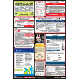 National Marker Company PPG400-NC Labor Law Poster - North Carolina - Spanish image.