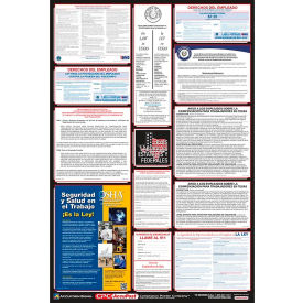 National Marker Company PPG400-NJ Labor Law Poster - New Jersey - Spanish image.