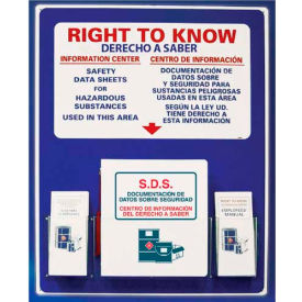 National Marker Company RTK4BI NMC RTK4BI, Right To Know Information Center, Binder & 10 Manuals - Bilingual image.