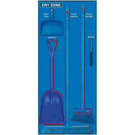 National Marker Company SBK130FG National Marker Dry Zone Shadow Board Combo Kit, Blue/Red,68 X 30, Pro Series Acrylic - SBK130FG image.