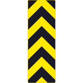 National Marker Company TM268K NMC TM268K Traffic Sign, Center Stripe Yellow Object Marker Sign, 12" X 36", Yellow image.