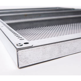 Perforated Deck For 42" Deep Rack, 2000 lb. Cap., 47-1/2"W x 38-2/8"D, Gray view 2