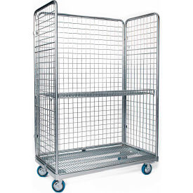 Nashville Wire Products RC2448 Nashville Front Open Wire Steel Cargo Cart, 1200 lb.Capacity, 48"L x 24"W x 70"H image.