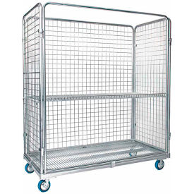 Nashville Wire Products RC2963 Nashville Front Open Wire Steel Cargo Cart, 63"L x 29"W x 72"H image.