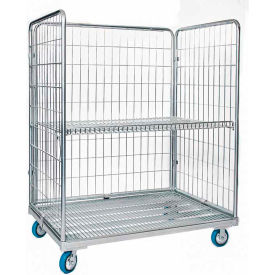 Nashville Wire Products RC3248 Nashville Wire Steel Cargo Cart Open Front  48"W x 32"D x 60"H image.