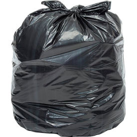 Global Industrial 670196 Global Industrial™ Super Duty Black Trash Bags - 55 to 60 Gal, 2.5 Mil, 75 Bags/Case image.