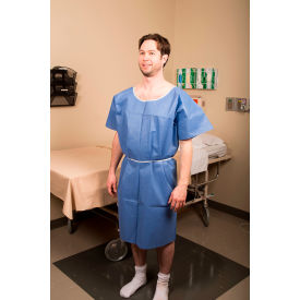GRAHAM MEDICAL PRODUCTS 65335 Graham Medical® Non Woven Exam Gown, 36" x 48", X Large, 50/Case image.