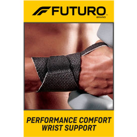 3M 01036ENR FUTURO™ Performance Comfort Wrist Support, Adjustable, 2/PK, 6 PK/Case image.