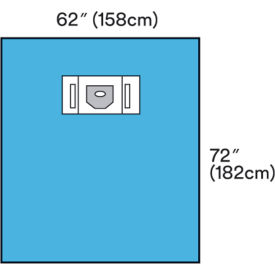 3M 1064*****##* 3M™ Steri-Drape Ophthalmic Drape 1064, 4 ft x 164 ft , 20 Each/Carton, 2 Carton/Case image.