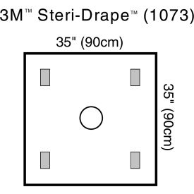 3M 1073 3M™ Wound Edge Protector, 1073, 35" x 35", 4-3/4" Ring Diameter, 10/bx, 4 bx/cs image.